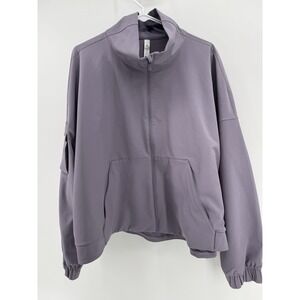 Lululemon  cinched hem jacket full zip XL/XXL Dusky Lavender